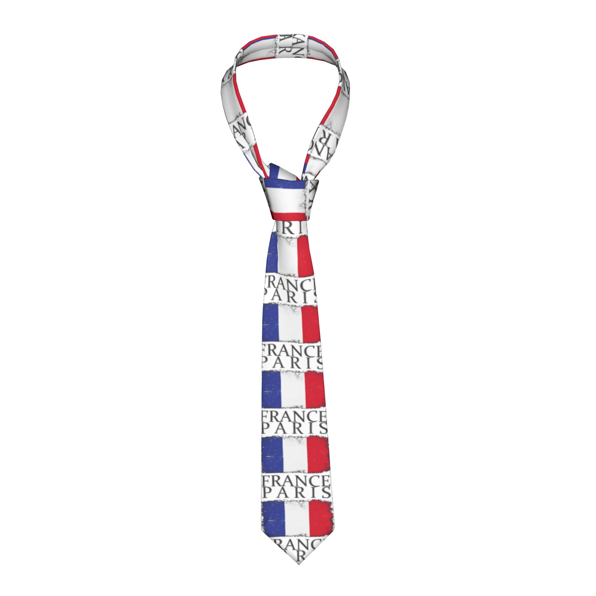 Men'S Accessories Paris - Herenstropdas Frankrijk Vlag Hoofdstad van Frankrijk