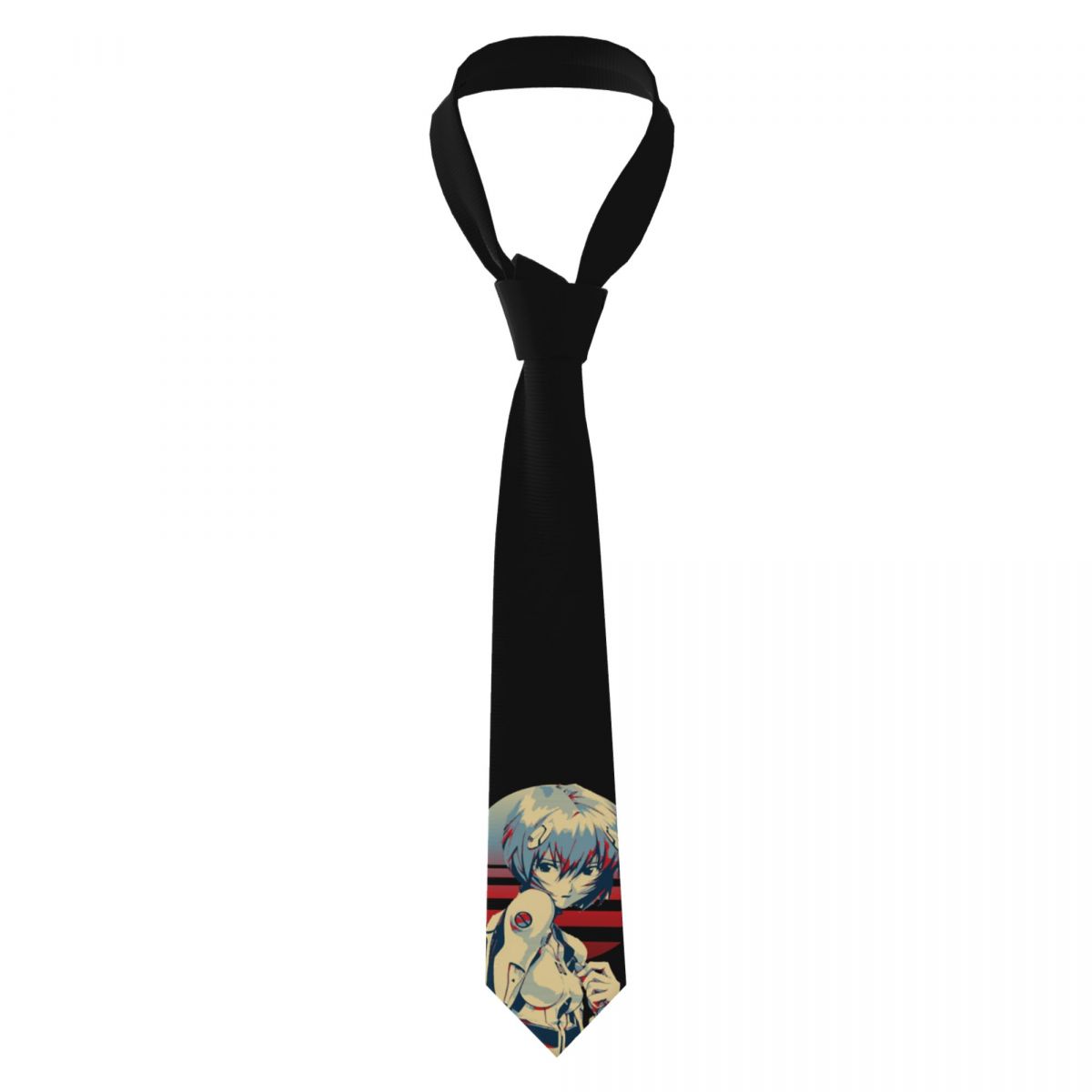 Men'S Accessories Office - Rei Ayanami Klassieke Stropdassen Unisex Zijde