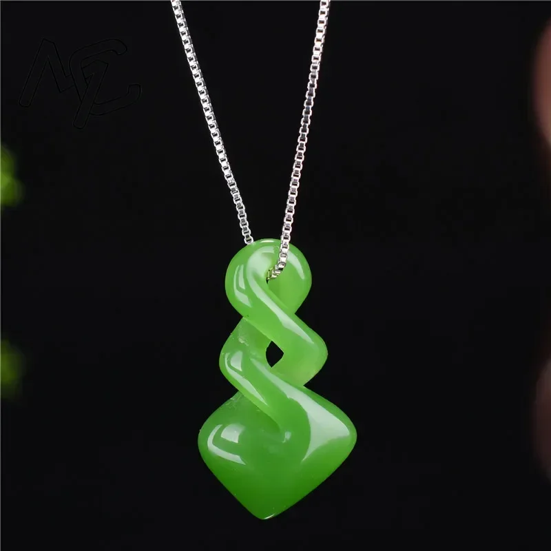 Men Accessories For Hand - Natuurlijke Tian Jade Groene Kleur Hanger
