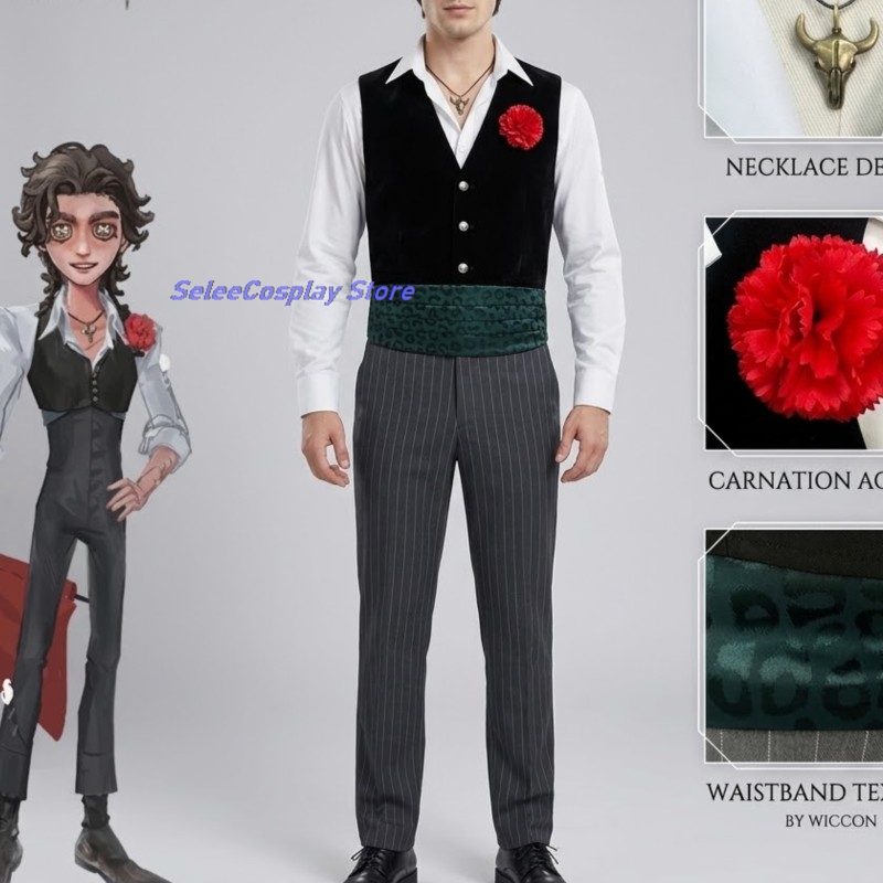 Men Accessories For Suit - Volwassenen Cosplay Game Game Identity V