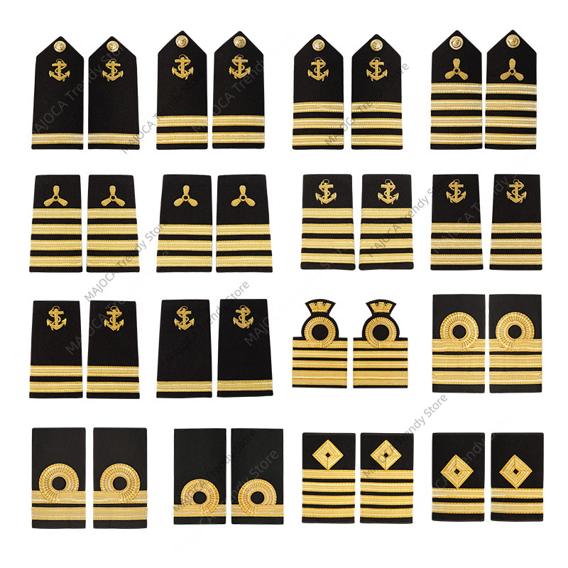 Men'S Accessories Office - Sailor Skipper Kapitein Epauletten Epaulette Schouder