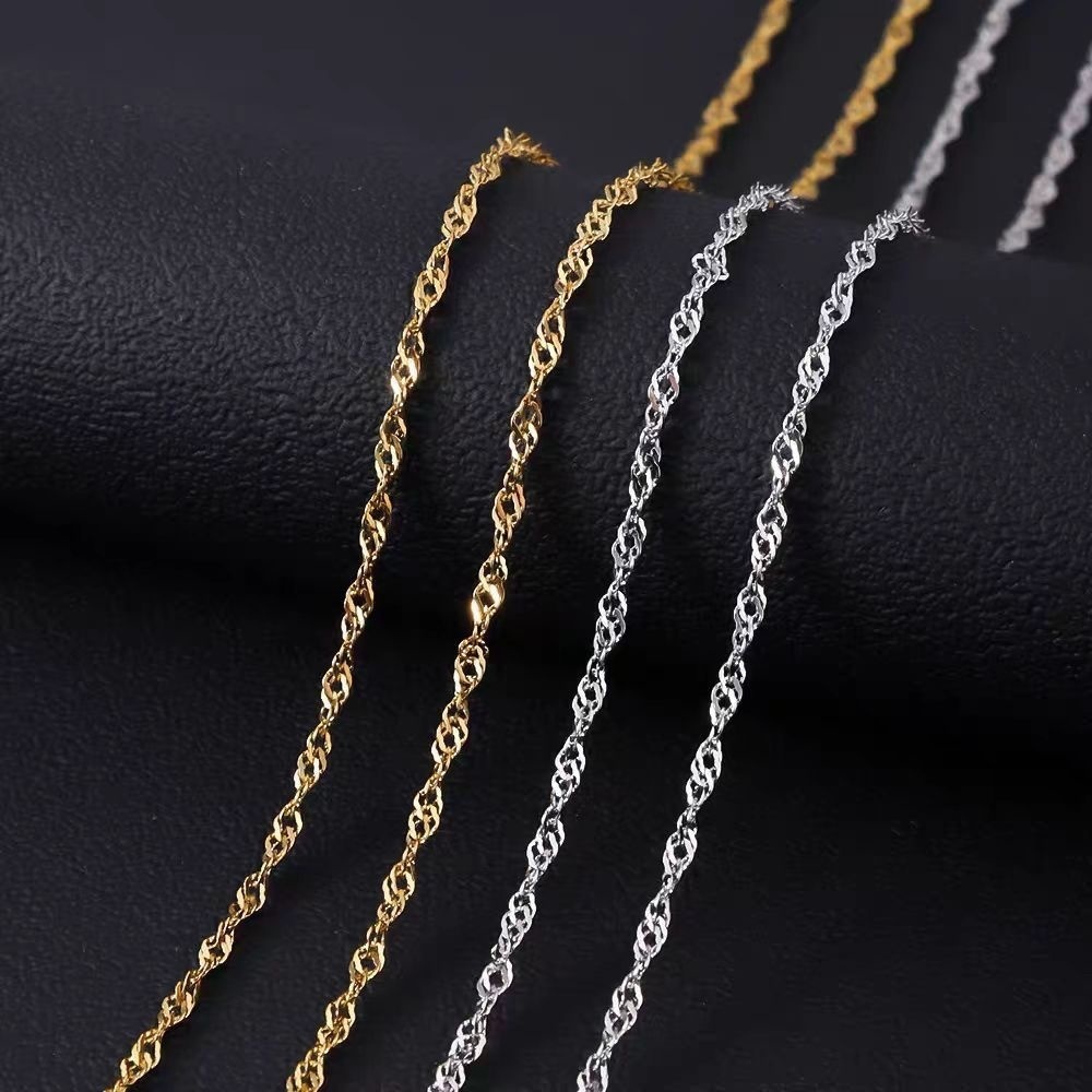 Hip Hop Rvs Water Wave Chain K - Men Accessories Singapore recensie en prijs