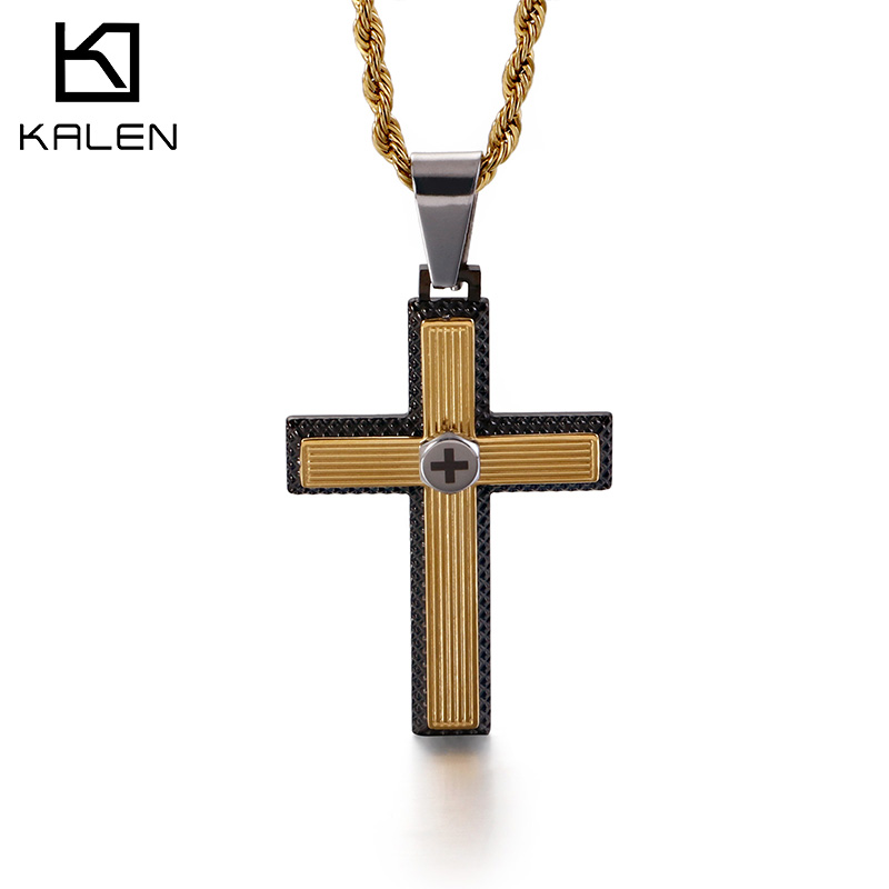 Kalen Hiphop kruis hanger kett - Men Accessories Singapore recensie en prijs