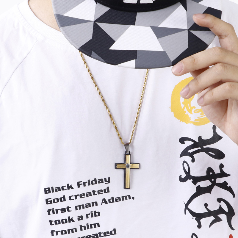 Kalen Hiphop kruis hanger kett - Men Accessories Singapore recensie en prijs