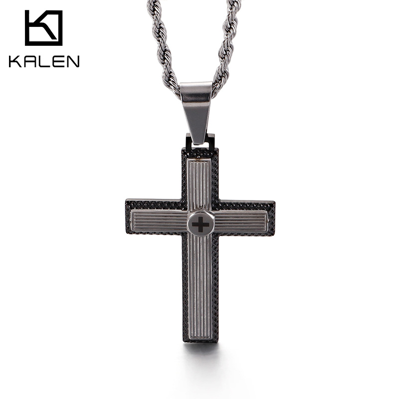 Kalen Hiphop kruis hanger kett - Men Accessories Singapore recensie en prijs