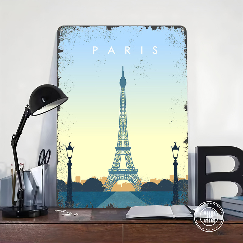 Parijs 3D Textuur Geprint Post - Men'S Accessories Paris recensie en prijs