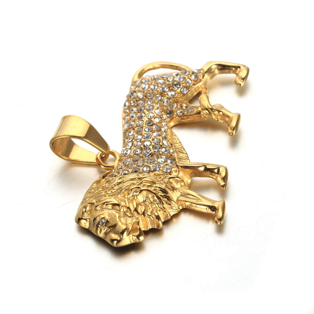 Hiphop-kettingen met kristalle - Men Accessories Singapore recensie en prijs
