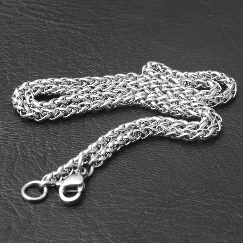 3MM dikke roestvrijstalen gedr - Men Accessories Singapore recensie en prijs
