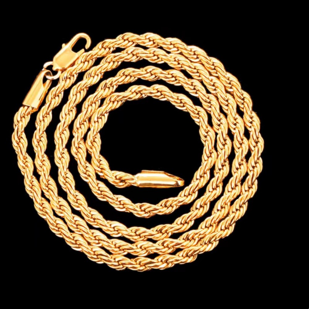 45-60 cm Mooie 18 K Goud 4mm R - Men'S Accessories Office recensie en prijs