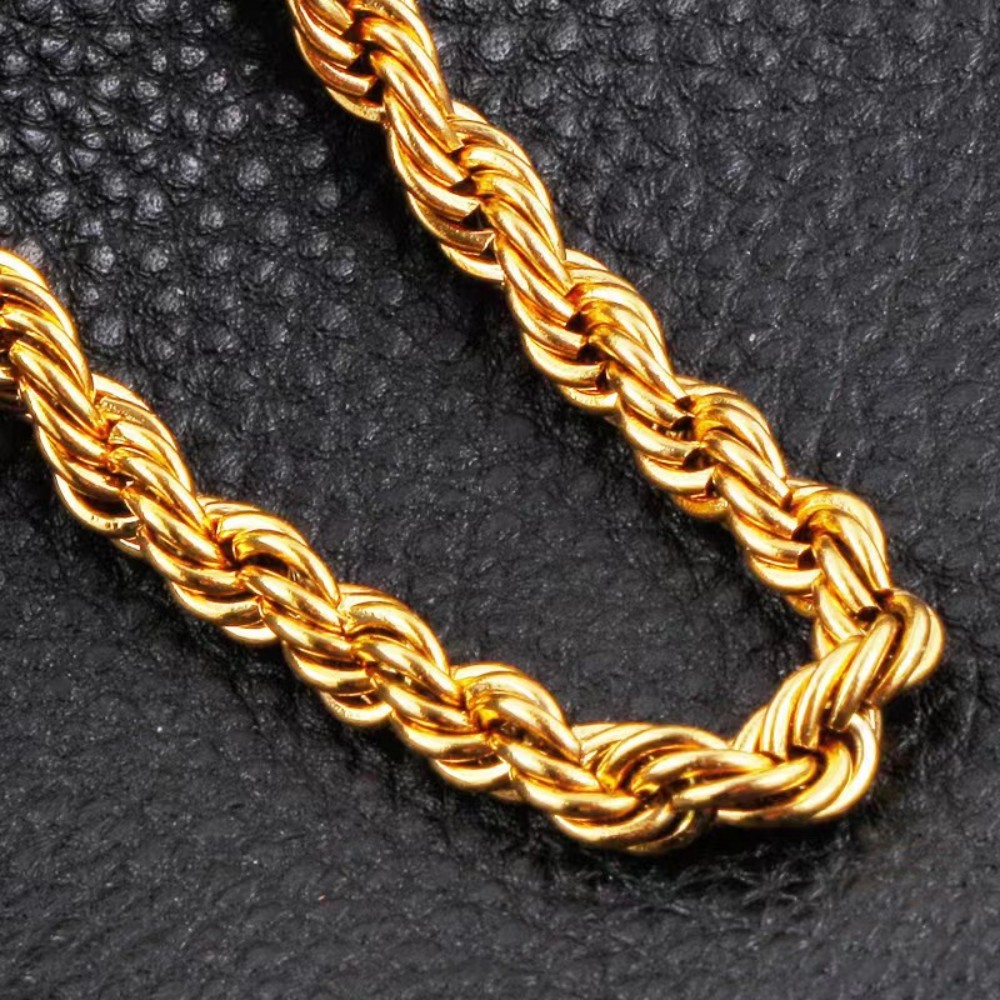 45-60 cm Mooie 18 K Goud 4mm R - Men'S Accessories Office recensie en prijs