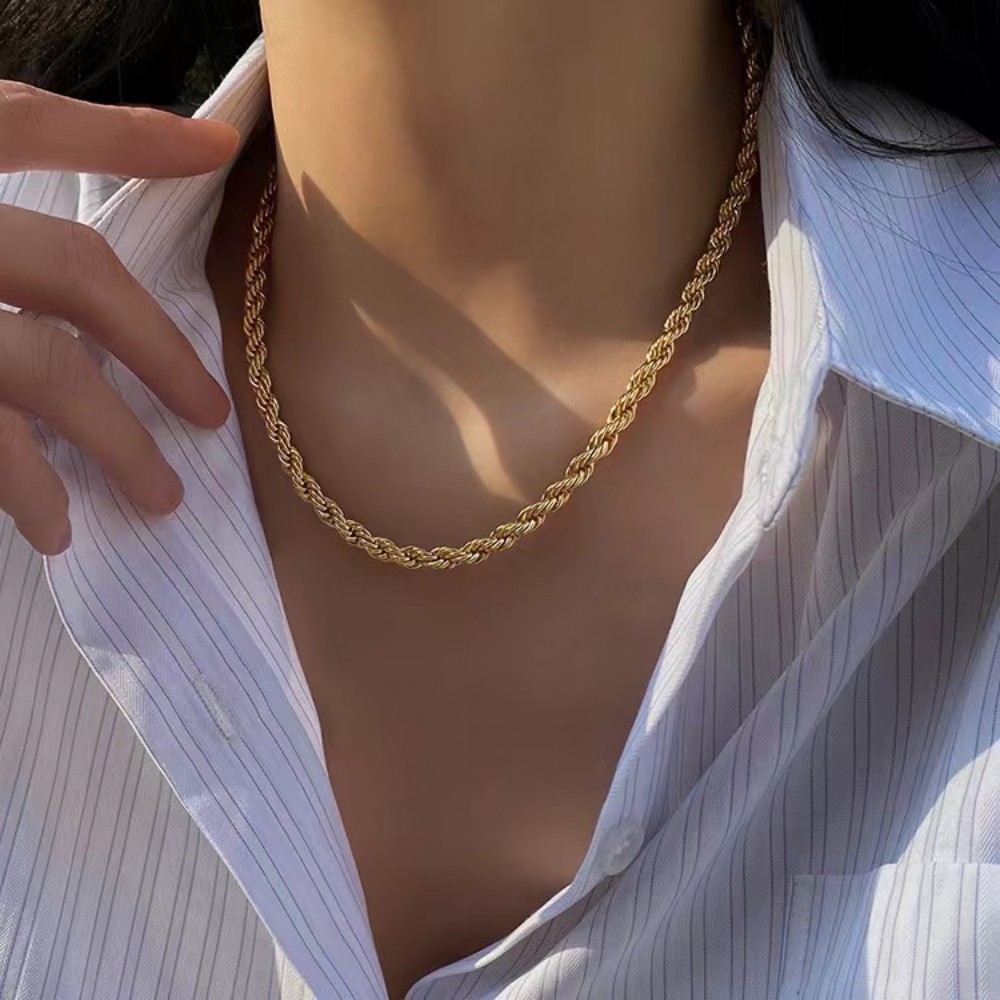45-60 cm Mooie 18 K Goud 4mm R - Men'S Accessories Office recensie en prijs