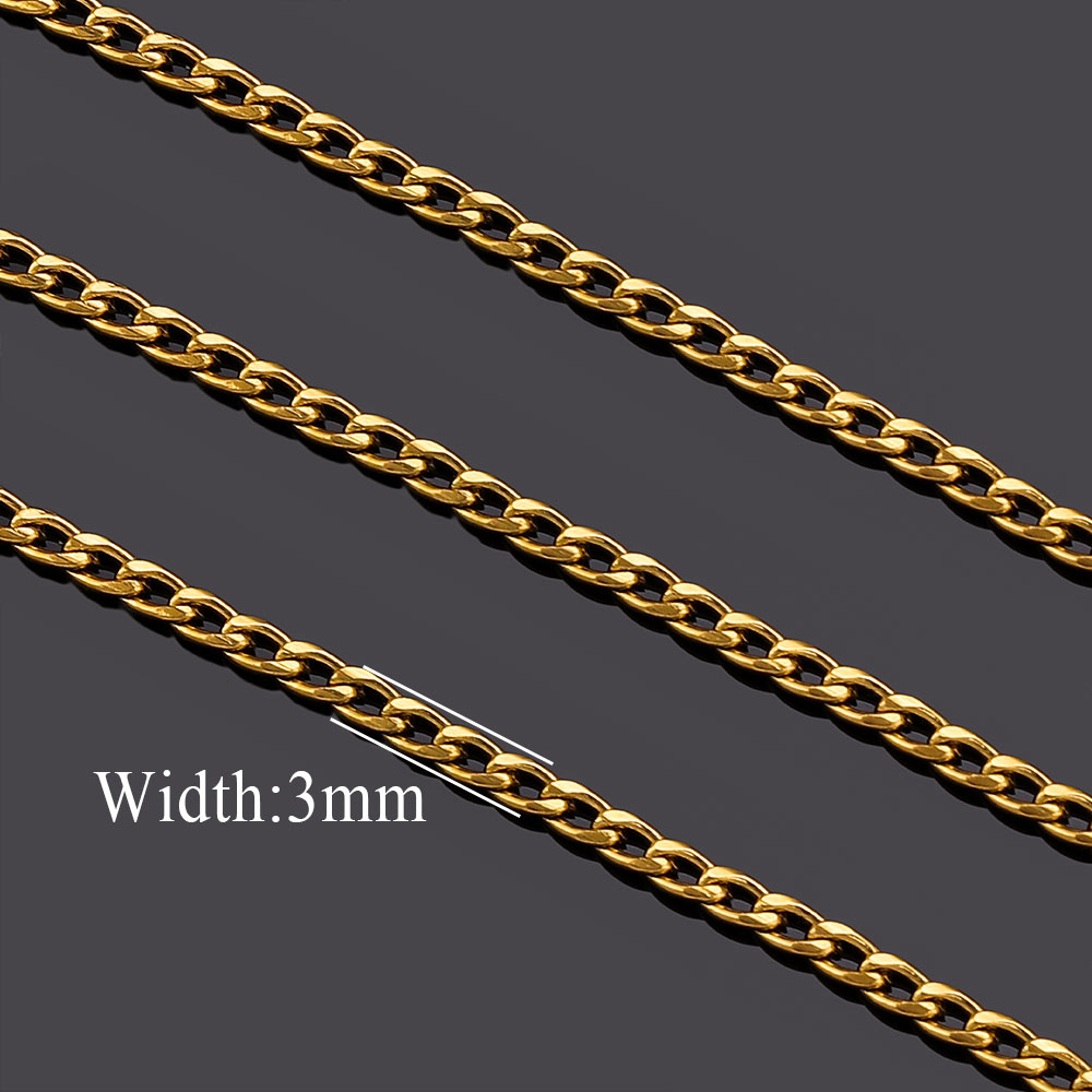 2 meter RVS lipkettingen NK la - Men'S Accessories Jewelry Bracelet recensie en prijs