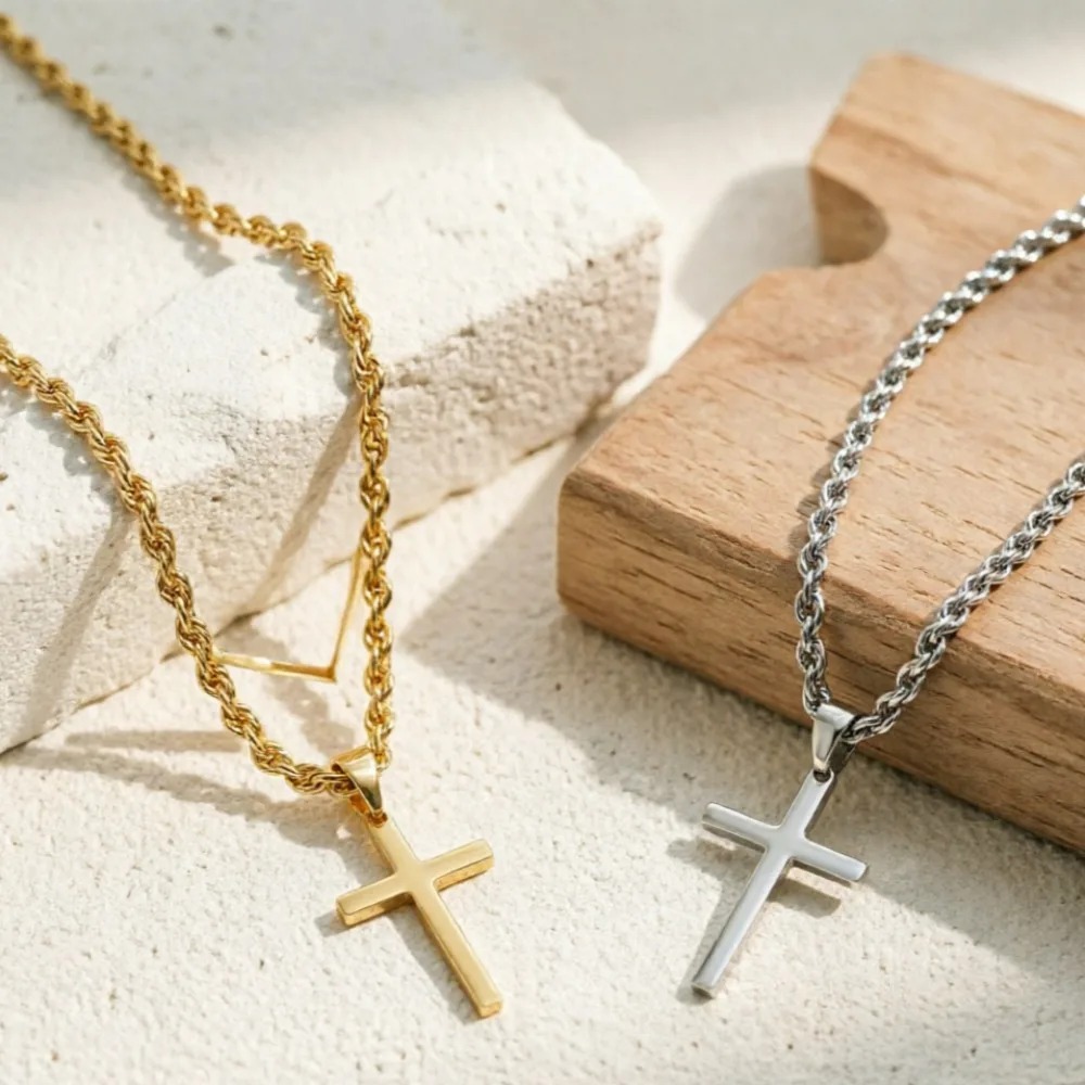 Nieuwe Mode Kruis Hanger Ketti - Men Accessories Singapore recensie en prijs
