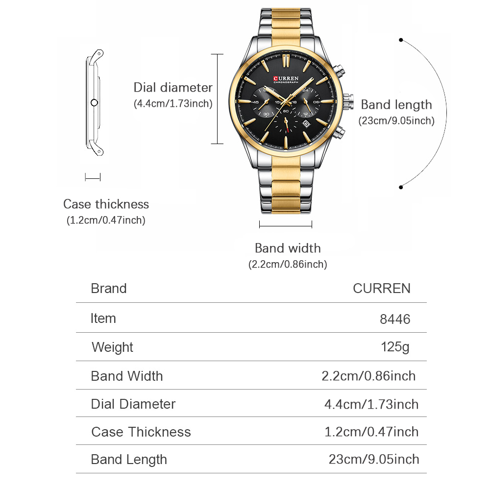 CURREN Casual quartz chrono sp - Men'S Accessories Jewelry Bracelet recensie en prijs