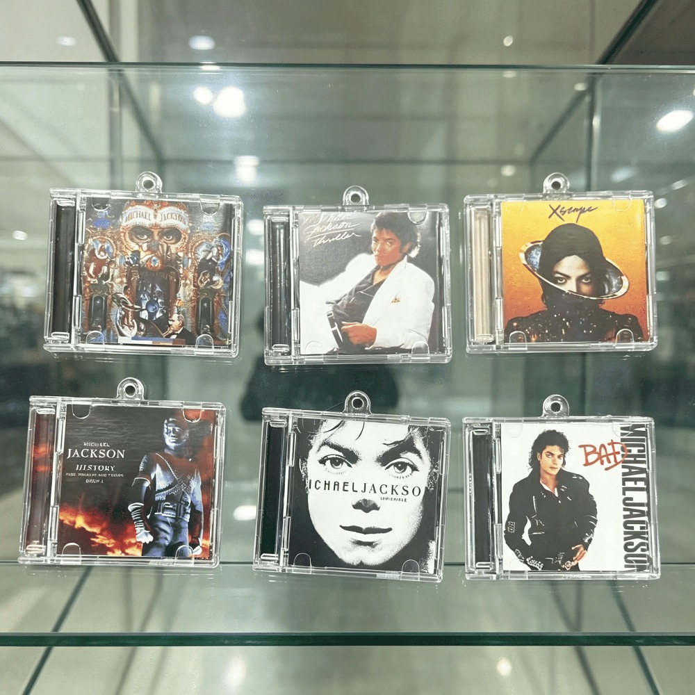 Michael Jackson Merch Mini CD  - Men Keychain Accessories recensie en prijs