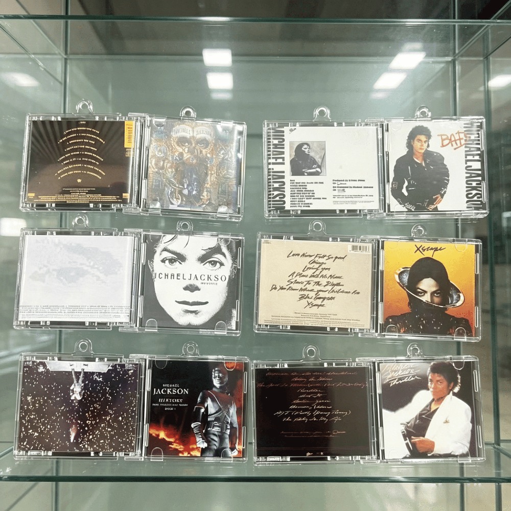 Michael Jackson Merch Mini CD  - Men Keychain Accessories recensie en prijs
