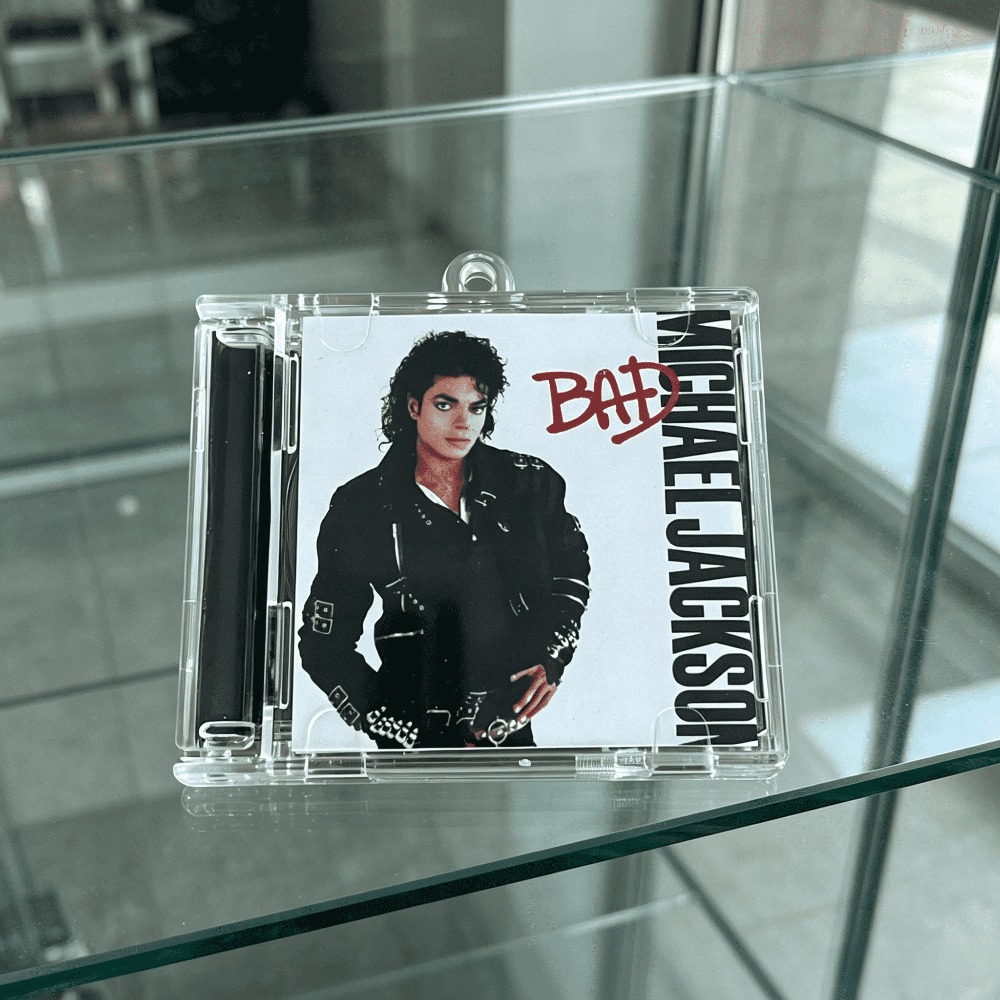 Michael Jackson Merch Mini CD  - Men Keychain Accessories recensie en prijs
