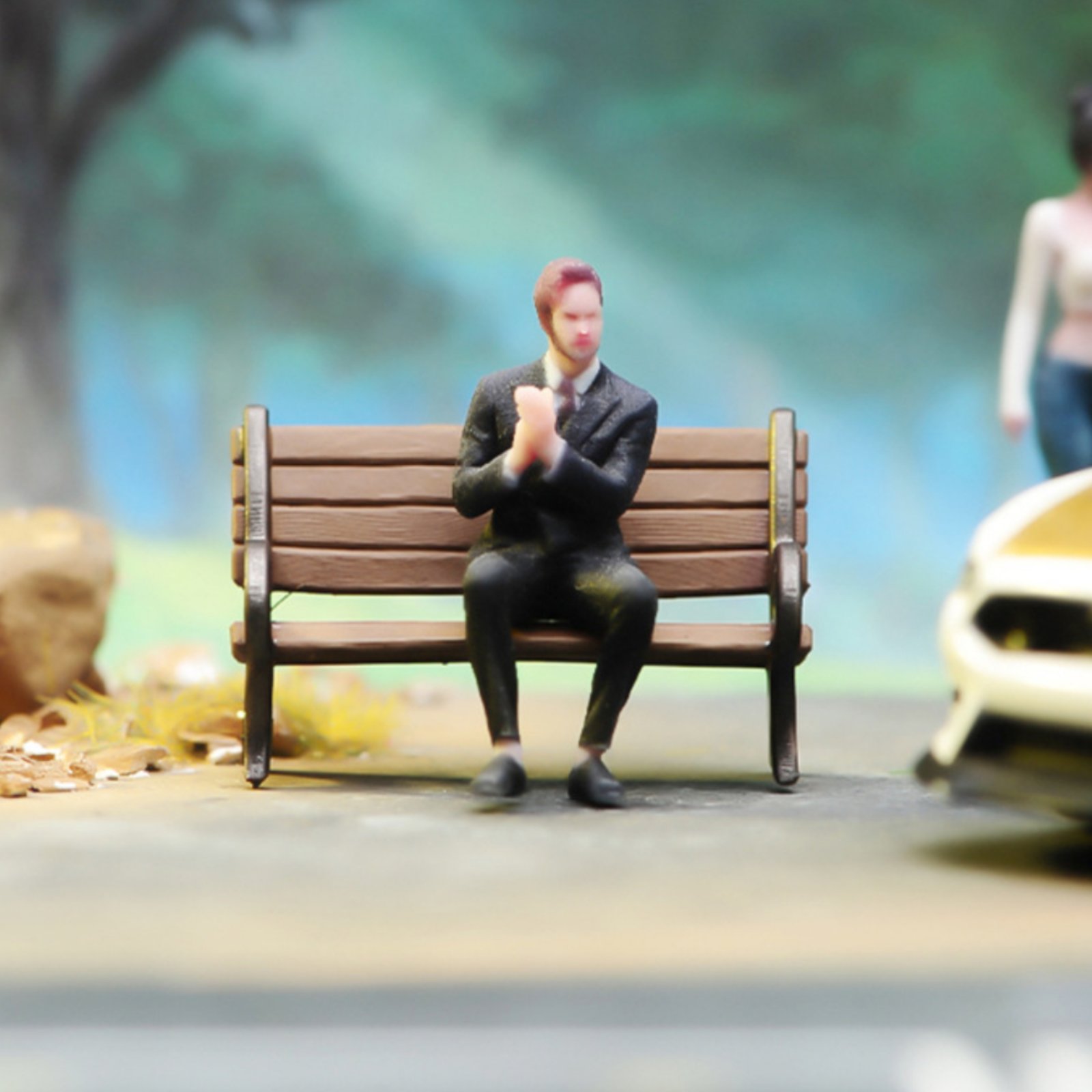 1:64 schaal zittende manfiguur - Men Accessories For Suit recensie en prijs